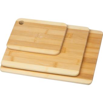 Set of three cutting boards Fawn