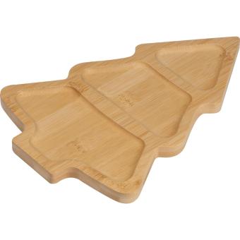 Bamboo snack tray Fawn