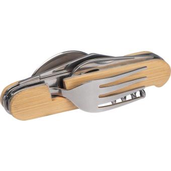 bamboo camping cutlery Fawn