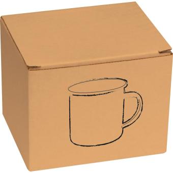 Sublimations Emaille Tasse Weiß