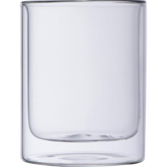 CrisMa Doppelwandige Glastasse 330ml Transparent