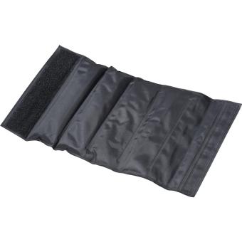 Kühlmanschette aus Nylon mit integrierten Kühlpads Schwarz