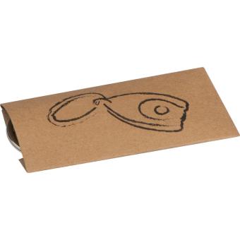 Metal keyring with shopping chip Convoy grey