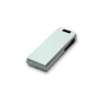 USB Stick Metal Twister Small Silver | 128 MB