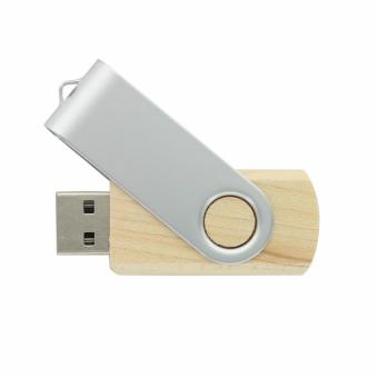 USB Stick Clip Wood EXPRESS Maple | 4 GB