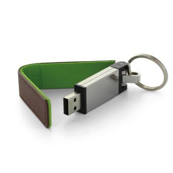 USB Stick Leder Frankfurt Brown | 128 GB