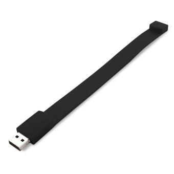 USB Stick Flash Band Schwarz | 128 MB