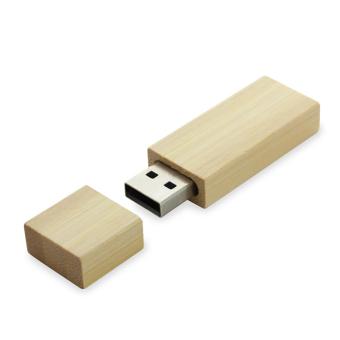 USB Stick Holz Rectangle Bambus | 256 MB