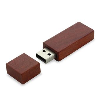 USB Stick Holz Rectangle Rosenholz | 4 GB