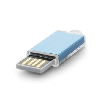USB Stick Mini Slide Blau | 128 MB