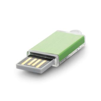 USB Stick Mini Slide Grün | 128 MB