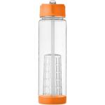 Tutti frutti 740 ml Tritan™ Sportflasche mit Infuser Transparent orange