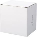 Hearth 400 ml ceramic mug with wooden coaster Black/red