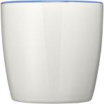 Aztec 340 ml ceramic mug White/royal