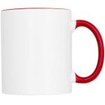 Pix 330 ml ceramic sublimation colour pop mug Red