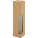 Ziggs 650 ml recycled plastic water bottle Transparent grey
