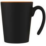 Oli 360 ml ceramic mug with handle Orange/black