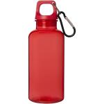 Oregon 400 ml RCS certified recycled plastic water bottle with carabiner Red