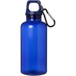 Oregon 400 ml RCS-zertifizierte Trinkflasche aus recyceltem Kunststoff mit Karabiner Blau