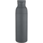 Illuminate 650 ml RCS recycled stainlesss steel double wall insulated water bottle Gray