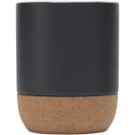 Billie 300 ml Keramiktasse mit Korkdetails Schwarz