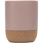 Billie 300 ml ceramic mug with cork details and matt finish Slate pink