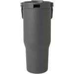 Bronx 900 ml RCS recycled stainless steel copper vacuum insulated tumbler with dual function lid Convoy grey