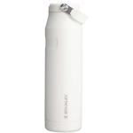Stanley IceFlow™ 2.0 1060 ml Flasche mit Flip-Trinkhalm Transparent weiß