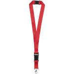 Yogi lanyard detachable buckle break-away closure Red