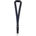 Yogi lanyard detachable buckle break-away closure Navy