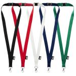 Tom recycled PET lanyard with breakaway closure Red