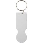 Rhea shopping cart keyring Silver