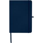 Teak A5 Hardcover Notizbuch, liniert, aus recyceltem Material Navy
