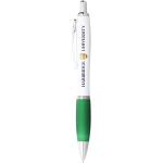 Nash Kugelschreiber weiß mit farbigem Griff Weiß/grün