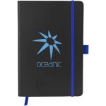 Colour-edge A5 hard cover notebook Black royal blue