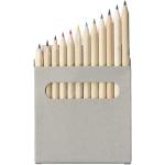 Tallin 12-piece coloured pencil set Light grey