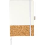 Evora A5 cork thermo PU notebook White