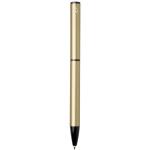 Verton recycled aluminium twist ballpoint pen with sleeve (blue ink) Gold