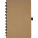 Cobble A5 wire-o recycled cardboard notebook with stone paper Nature