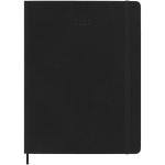 Moleskine soft cover 12 month weekly XL planner Black