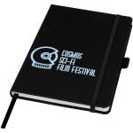 Honua A5 recycled paper notebook with recycled PET cover Black