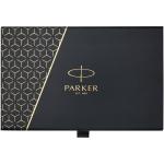 Parker IM achromatic ballpoint and rollerball pen set with gift box (black/blue ink) Black