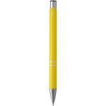 Moneta recycled aluminium ballpoint pen (black ink) Yellow