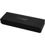 Didimis recycled stainless steel ballpoint and rollerball pen set (black ink) Silver