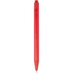 Chartik Kugelschreiber aus recyceltem Papier mit matter Oberfläche, einfarbig Rot