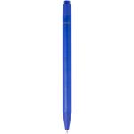 Chartik Kugelschreiber aus recyceltem Papier mit matter Oberfläche, einfarbig Blau