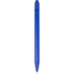 Chartik monochromatic recycled paper ballpoint pen with matte finish Aztec blue