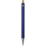Cyrus recycled aluminium ballpoint pen (blue ink) Navy
