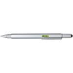 Dora recycled aluminium multifunctional pen (black ink) Silver