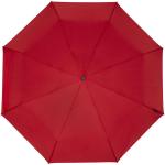 Birgit 21'' faltbarer winddichter Regenschirm aus recyceltem PET Rot